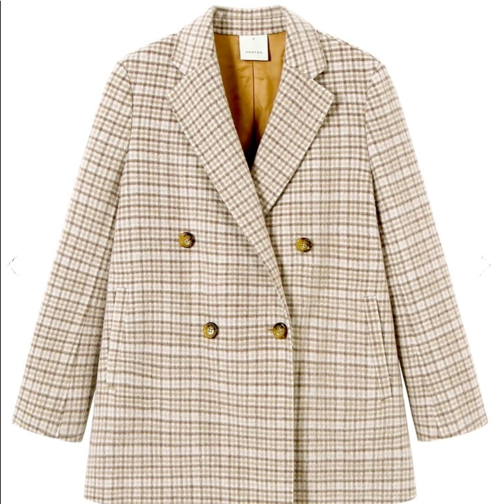 100% wool jacket, brand new! (Just a little too big for me)